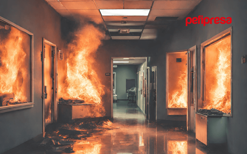 sistemas de incendios en hospitales