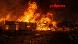Incendio em armazens com testes em situacoes reais